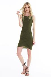  Surplice Ruched Dress
