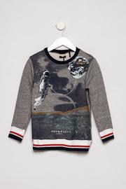  Moon Graphic Sweatshirt