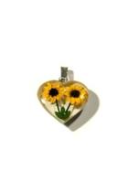  Sunflower Heart Necklace