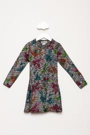  Space Dyed Floral Dress