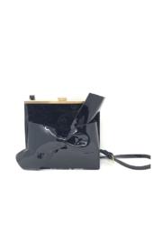  Patent Leather Bow Handbag