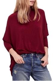  Free Turtleneck Red Sweater