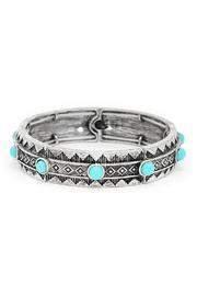  Aztec Turquoise Bracelet