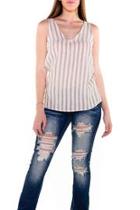  Twisted Striped Top