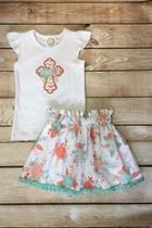  Cross Skirt Set