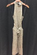  Pinstripe Tie-waist Dress