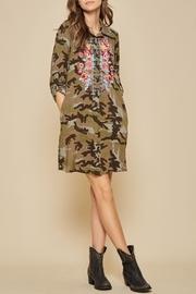  Embroidered Camo Dress