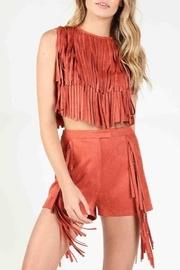  Suede Fringe Tank
