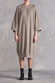Oatmeal Cape Dress