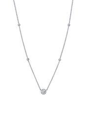  Simulated Diamond Sterling Necklace