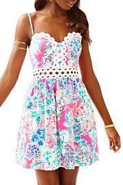  Rika Fit & Flare Dress