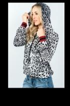  Leopard Ripped Sweatshirt