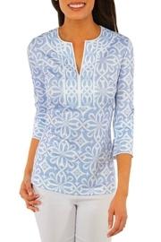  Jersey Split Neck Tunic - Piazza