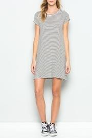  Pin-stripe Tee Dress