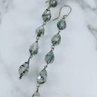  Sterling Silver And Quartz 4 Drop Earrings