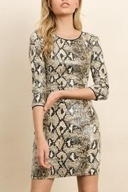  Sequin Snakeskin Dress