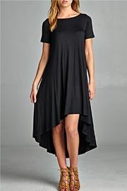  Hi-lo Black Dress
