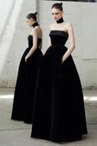  Strapless Velvet Gown