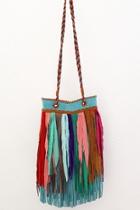  Multicolored Fringes Bag