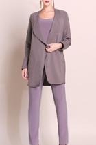  Modern Duster Taupe-grey
