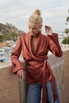  Leo Wrap Top