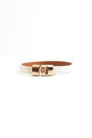  Grey Leather Bracelet