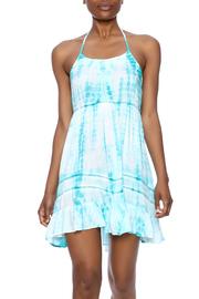  Aqua Tie Dye Dress