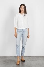  White Polka-dot Top