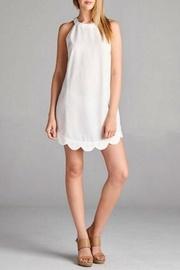  Scalloped Bottom Dress