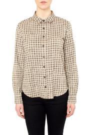  Beige Print Shirt