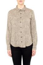  Beige Print Shirt
