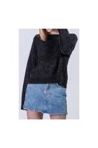  Long-sleeved Chenille Sweater