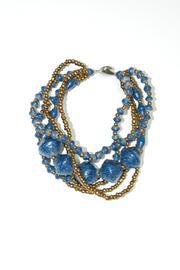 31bits Navy Beaded Bracelet