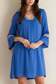  Embroidered Shift Dress