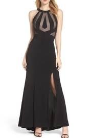  Halter Fitted Gown