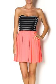  Striped Coral Dress