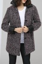  Wool Jacquard Coat