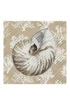  Shell Cocktail Napkin