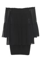  Waterfall Layered Dress
