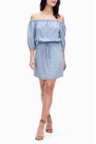  Chambrey Off-shoulder Dress