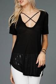  Slashed Cross Top