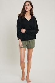 V-neck Thermal Sweater