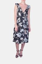  Pastel Floral Wrap-dress