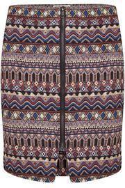  Bordeaux Print Skirt