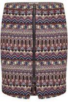  Bordeaux Print Skirt