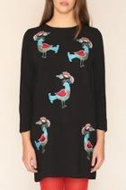  Birds Embellished Dress