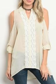  Beige Lace Top