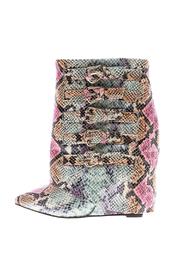  Snake Print Booties