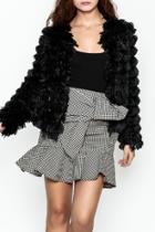  Black Faux Fur Jacket