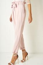  Pink Paperbag Trousers